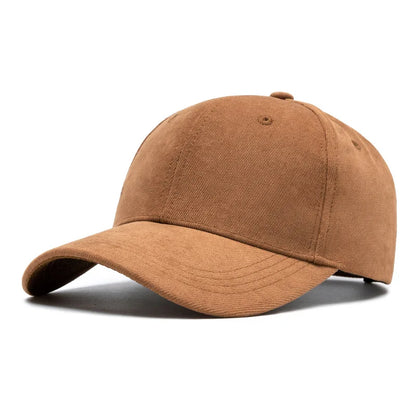 Unisex Adjustable Baseball Cap – Solid Retro Snapback Hat for Men & Women