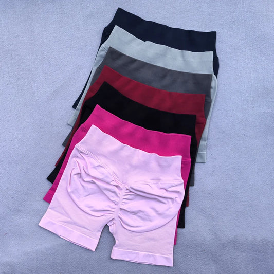 Women's Seamless Scrunch Bum Yoga Shorts