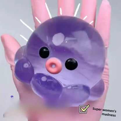 Bubble Octopus Squishy Stress Relief Toy – Slow Rise Squeeze Ball