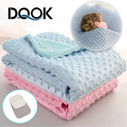 Baby Fleece Blanket – Soft Thermal Swaddle for Newborns