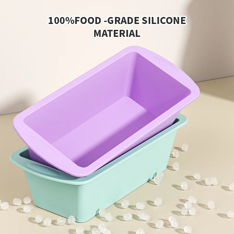 Silicone Loaf Pan Nonstick Rectangle Bread & Cake Baking Mold