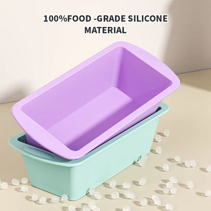 Silicone Loaf Pan Nonstick Rectangle Bread & Cake Baking Mold
