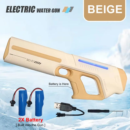 Electric Water Gun for Adults – Powerful Automatic Squirt Blaster