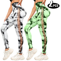 2 pieces white green