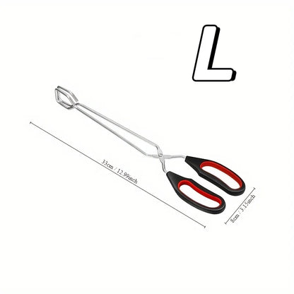 BBQ Scissor Tongs – Non-Slip Grilling & Baking Clip