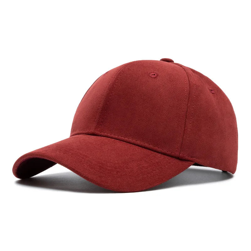 Unisex Adjustable Baseball Cap – Solid Retro Snapback Hat for Men & Women