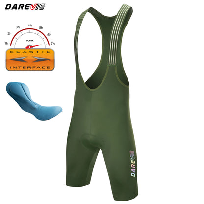 Cycling Bib Shorts Men - Darevie DVP105 Italy Elastic Interface Pad