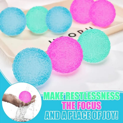Gel Stress Ball Fidget Toy – Slow Rebound Sensory Squeeze Ball