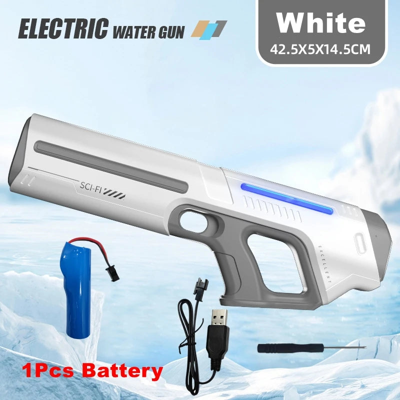 Electric Water Gun for Adults – Powerful Automatic Squirt Blaster
