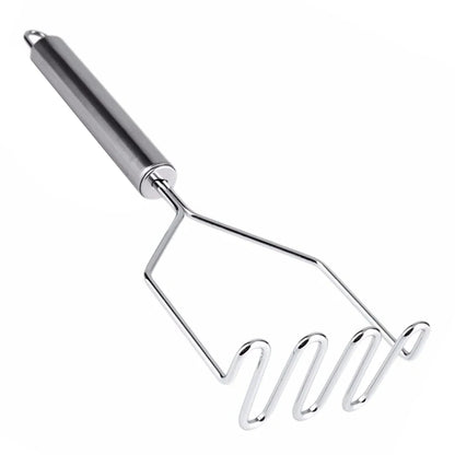 Stainless Steel Potato Masher – Manual Food Press Tool