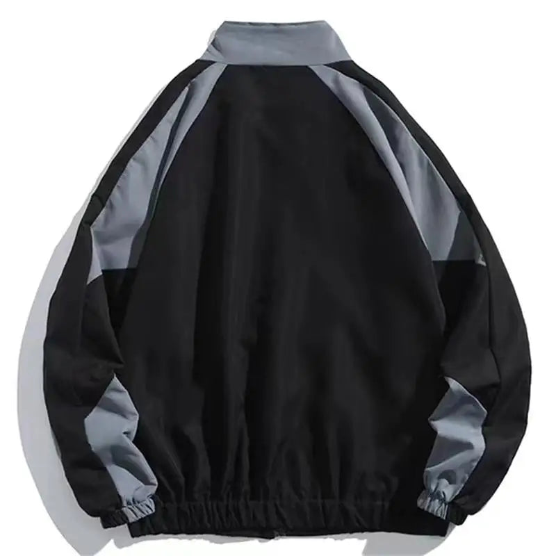 Reflective Striped Men's Windbreaker Jacket – Hip Hop Streetwear