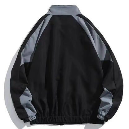 Reflective Striped Men's Windbreaker Jacket – Hip Hop Streetwear