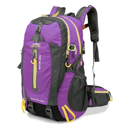 40L Hiking Backpack – Water Resistant Camping & Travel Daypack