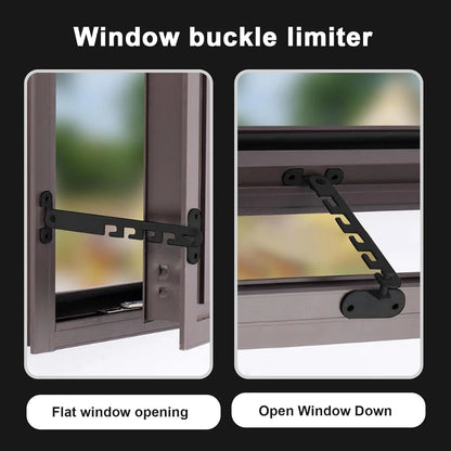 Window Restrictor Latch – Child Safety Lock with Adjustable Limiter