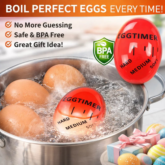 Color-Changing Egg Timer – Soft, Medium & Hard Boil Indicator