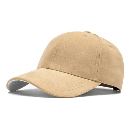 Unisex Adjustable Baseball Cap – Solid Retro Snapback Hat for Men & Women