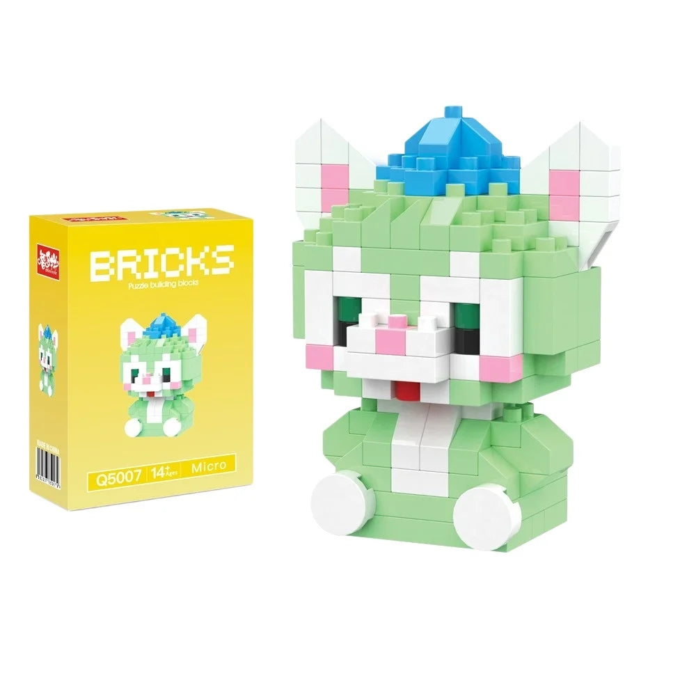 Cute Cartoon Mini Building Blocks Set – Disney & Sanrio Character Bricks