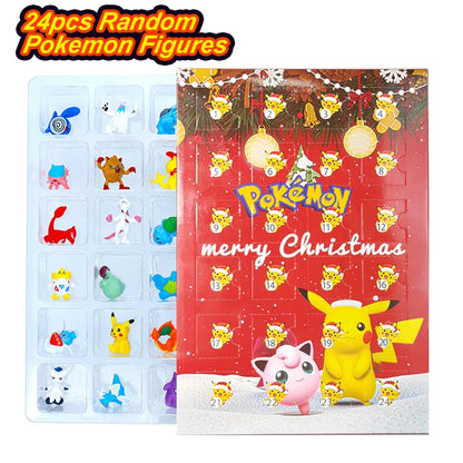 Pokemon Mini Figures Advent Calendar Gift Box – Pikachu & Friends Christmas Toy Set