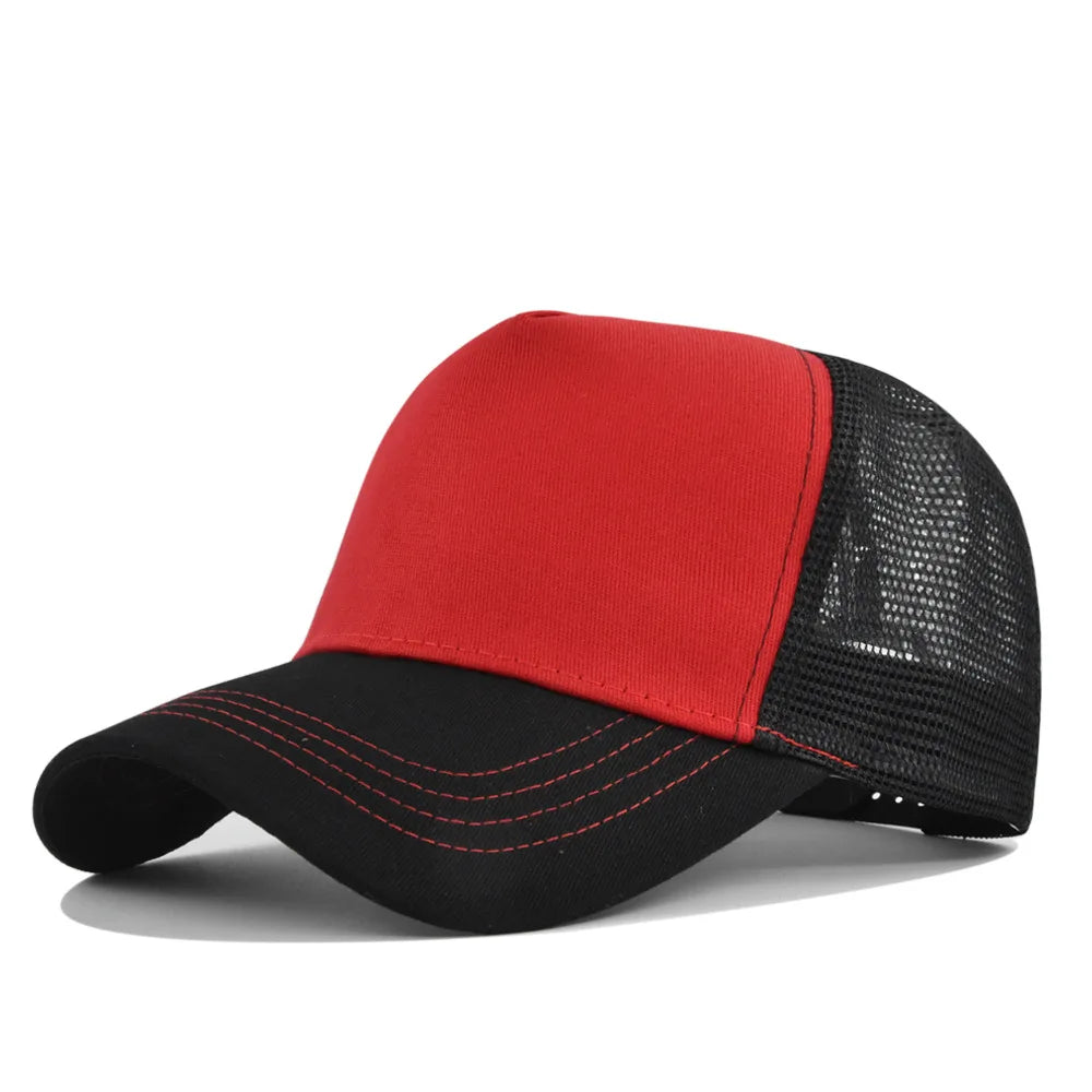 5-Panel Mesh Trucker Cap – Breathable Baseball Hat for Men & Women