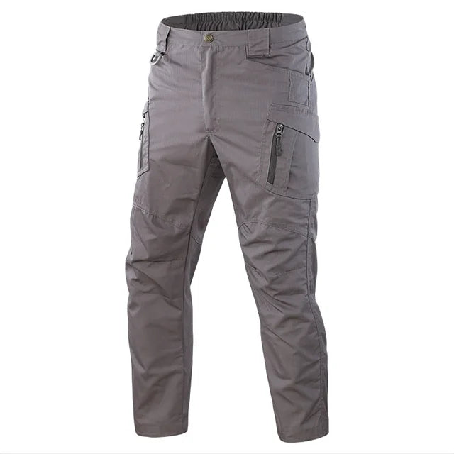 Men's Multi-Pocket Cargo Pants – Waterproof Tactical Trousers