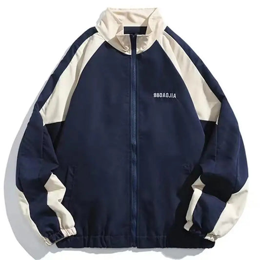 Reflective Striped Men's Windbreaker Jacket – Hip Hop Streetwear