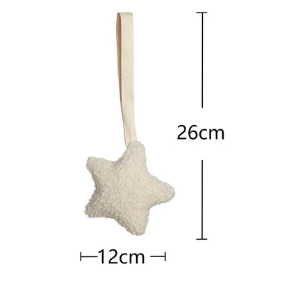 Baby Pacifier Clip – Sherpa Star & Moon Soother Holder