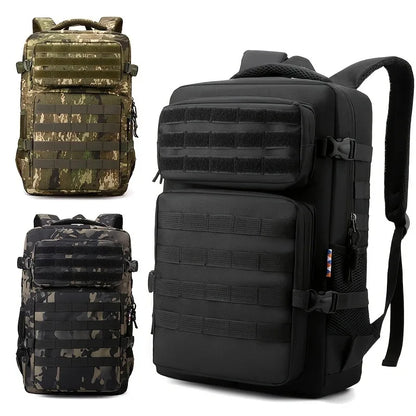 Tactical Camouflage Backpack – Men's Military Hiking & Camping Bag