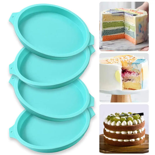 Round Silicone Cake Mold – Layer Cake & Mousse Baking Pan