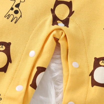 Baby Romper Long Sleeve 100% Cotton – Newborn to 18M