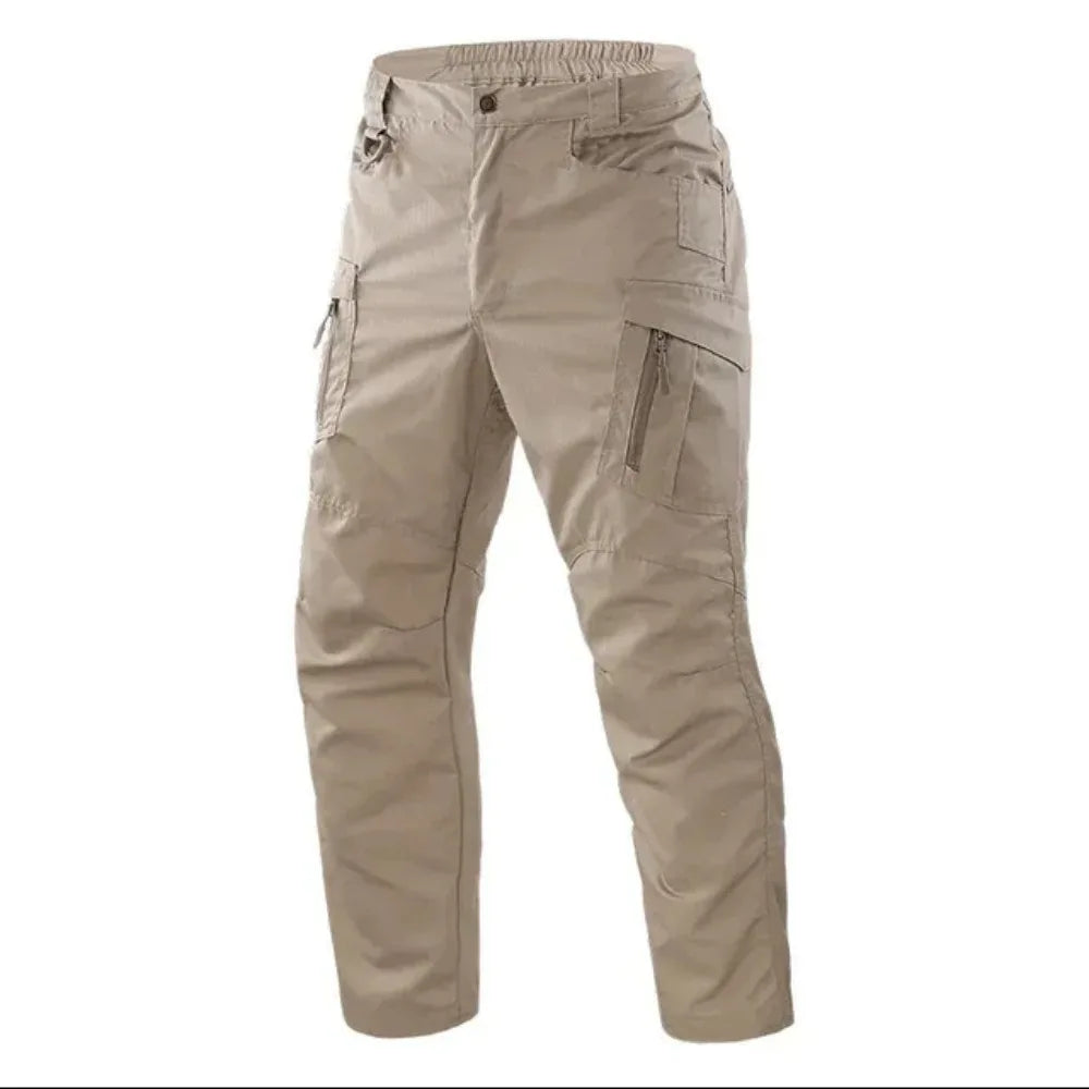 Men's Multi-Pocket Cargo Pants – Waterproof Tactical Trousers