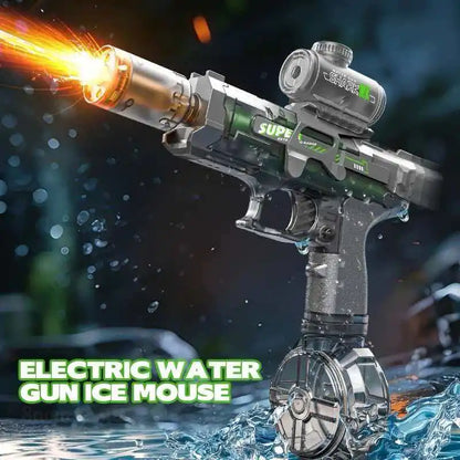 Electric Water Gun – High-Speed Shooting with Light & Flame Effect