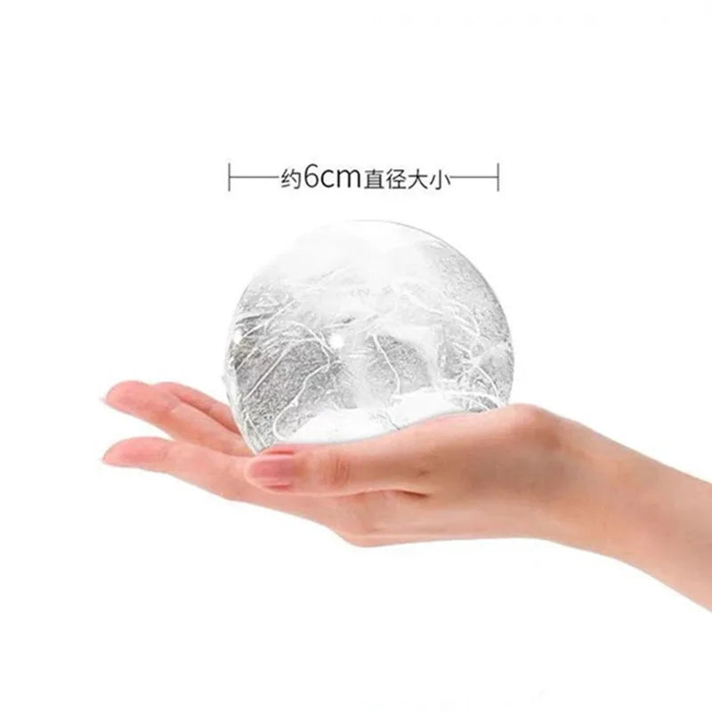 Silicone Ice Ball Mold – Reusable Round Ice Cube Maker for Whiskey & Cocktails