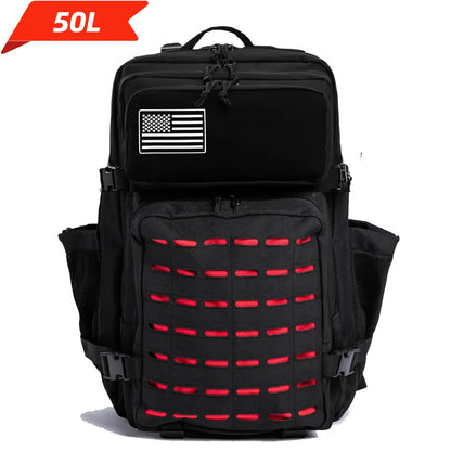 Tactical MOLLE Backpack 25L/50L – Military Hiking Rucksack with Bottle Holders