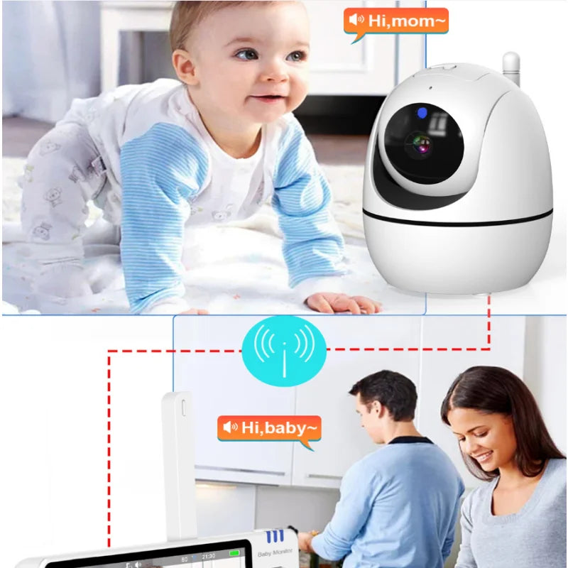 5-Inch Video Baby Monitor with Zoom & Night Vision