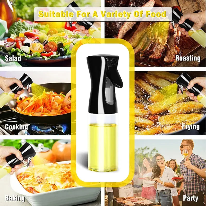 Oil Spray Bottle for Cooking, BBQ & Baking – Multiple Sizes