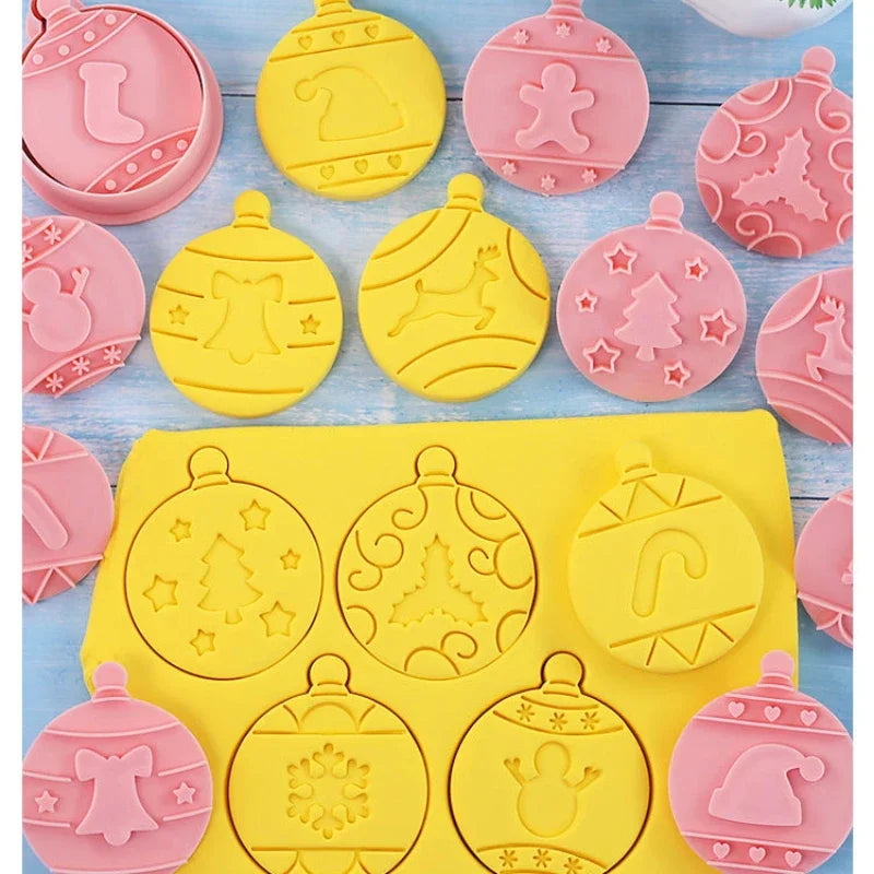 Christmas Cookie Cutter Set – Holiday Biscuit Molds for DIY Baking