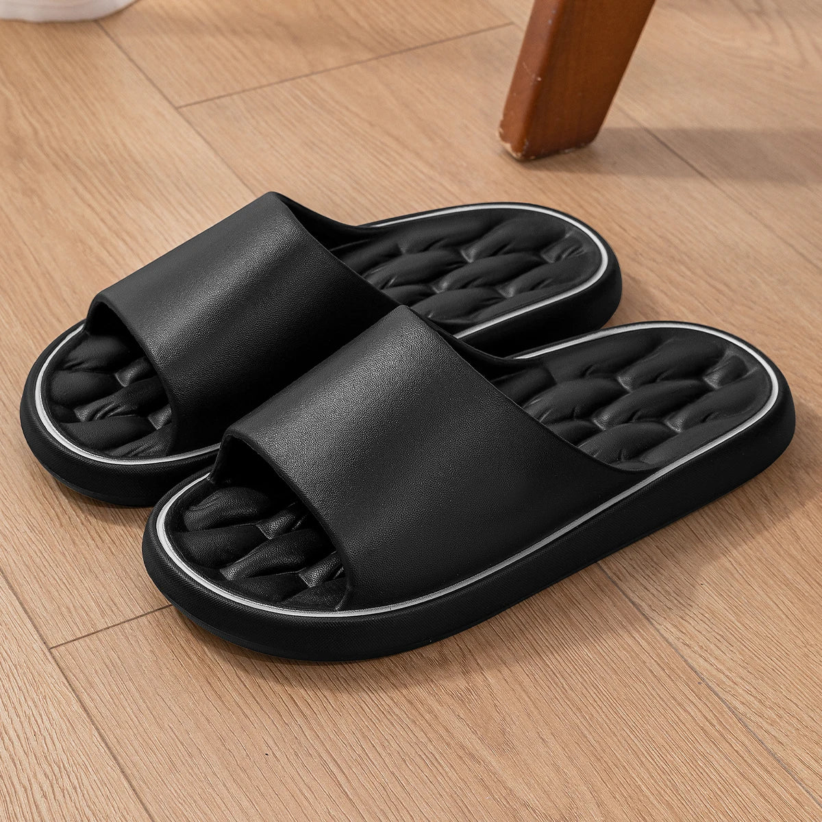 Cloud Slide Sandals for Men – Soft Non-Slip Indoor Outdoor Slippers