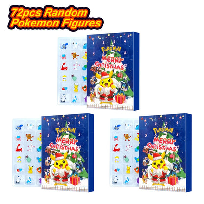 Pokemon Mini Figures Advent Calendar Gift Box – Pikachu & Friends Christmas Toy Set