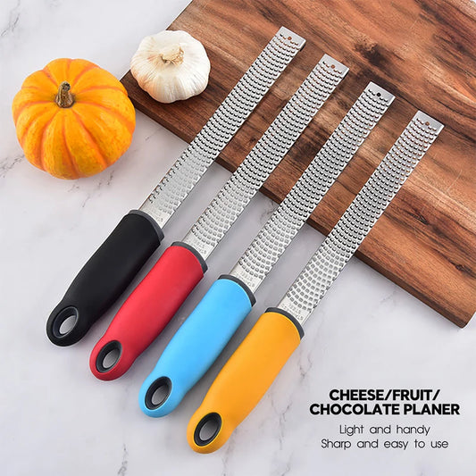 Cheese Grater & Lemon Zester – Stainless Steel with Non-Slip Handle
