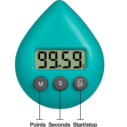 Waterproof Digital Timer Clock – Magnetic Teardrop Countdown