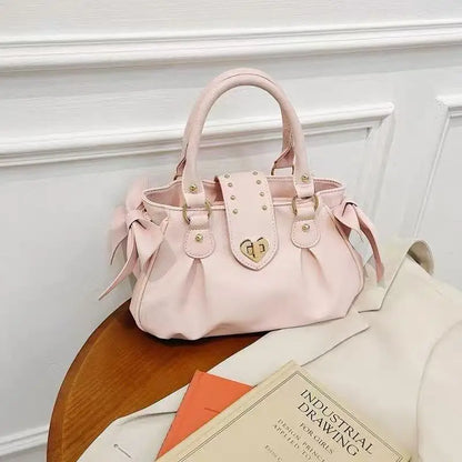 Bow Handbag for Women – Cute Harajuku Style Crossbody Purse