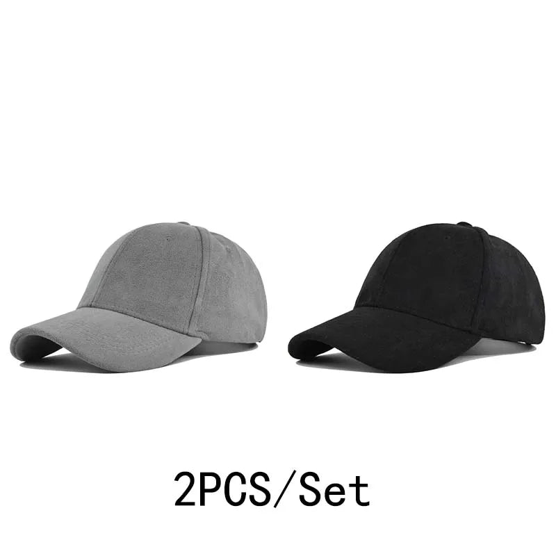 Unisex Adjustable Baseball Cap – Solid Retro Snapback Hat for Men & Women