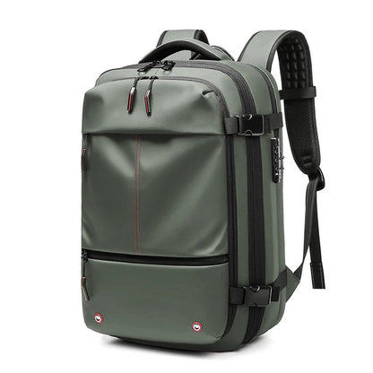 17-Inch Laptop Backpack for Men – Expandable Travel & Business Bag