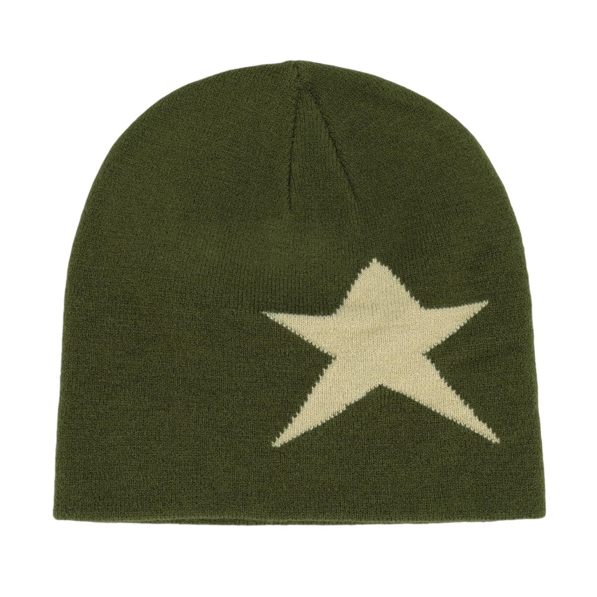 Y2K Letter Print Knit Beanie Hat – Unisex Winter Cap