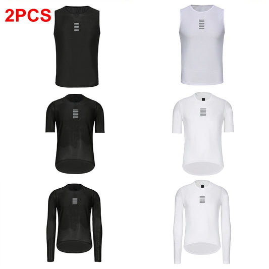 Cycling Base Layer Undershirt – Breathable Mesh Sports Shirt