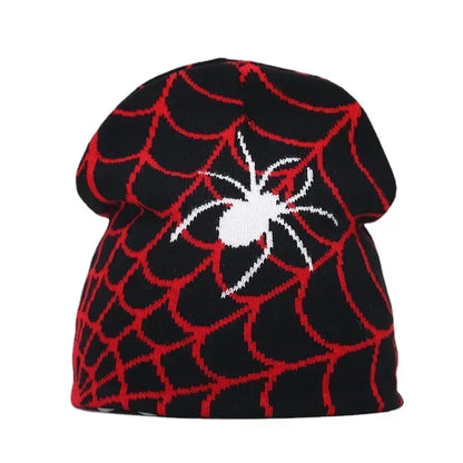 Y2K Letter Print Knit Beanie Hat – Unisex Winter Cap