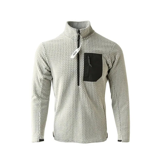 Fleece Half-Zip Sweatshirt – Thick Warm Unisex Pullover for Men & Women