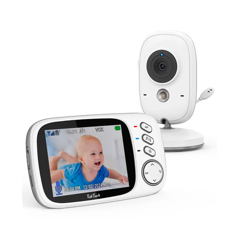 Wireless Video Baby Monitor with 3.2" Screen, Night Vision & Two-Way Audio