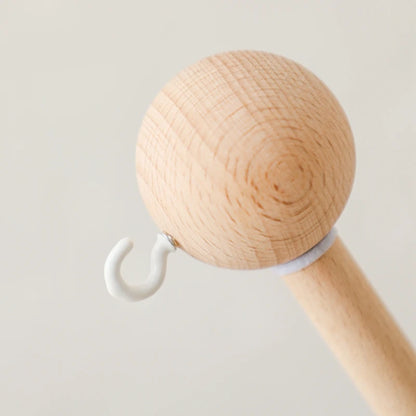 Wooden Baby Mobile Arm Bracket for Crib – Newborn Hanging Toy Holder