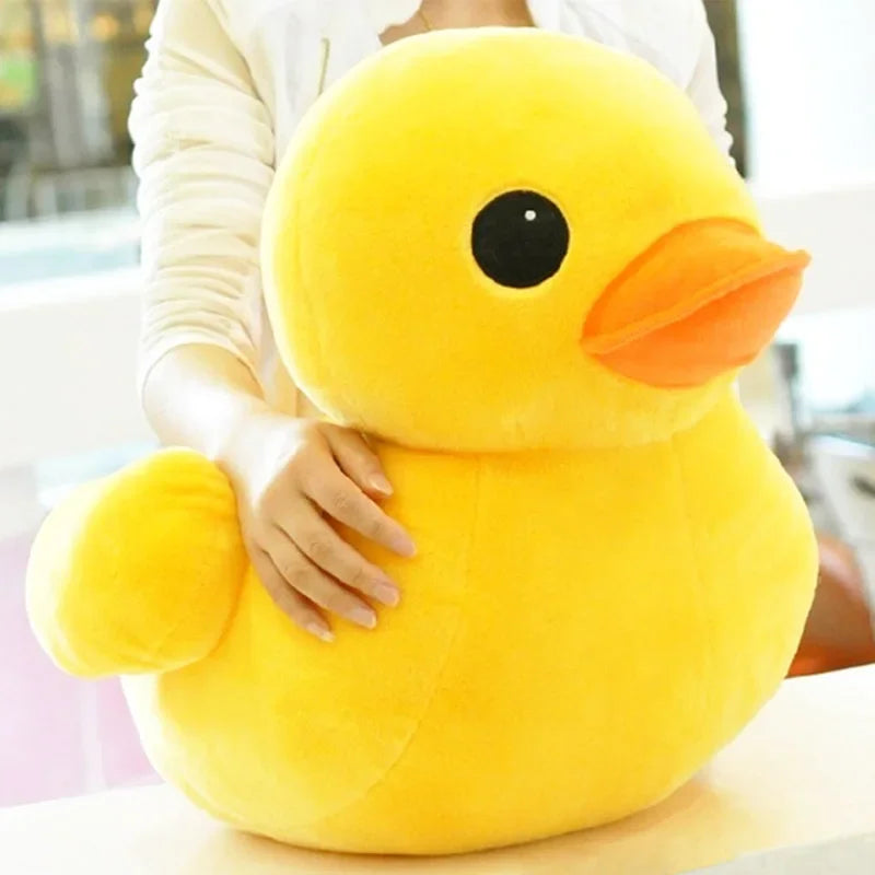 Yellow Duck Plush Toy – Kawaii Soft Stuffed Animal for Kids